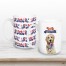 Red Woof and Blue Pup 5 x 4.62 Mug