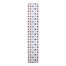 Floral Stars Pattern 16 x 90 Cotton Twill Runner