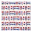 Patriotic Popsicle Pattern 10 x 10 Cotton Twill Napkin