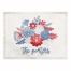 Patriotic Flower Bunch Personalized 14 x 18 Cotton Twill Placemat