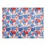 Red White and Blue Florals 14 x 18 Cotton Twill Placemat