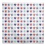 Floral Stars Pattern 58 x 58 Tablecloth