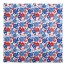 Red White and Blue Florals 58 x 58 Tablecloth