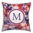 Americana Monogram Personalized 18 x 18 Indoor / Outdoor Pillow