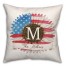 Sunflower Monogram Personalized 18 x 18 Indoor / Outdoor Pillow