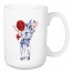 Mason Jar Patriotic Florals 5 x 4.62 Mug
