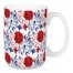 Patriotic Florals 5 x 4.62 Mug