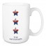 Patriotic Star Trio Personalized 5 x 4.62 Mug
