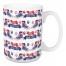 Patriotic Sneaker Pattern 5 x 4.62 Mug