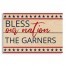 Bless our Nation Personalized 7.13 x 10.5 Pallet Wood Art