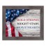 Bold Bright Brave 20 x 16 Western Gray Framed Print