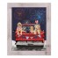 Patriotic Truck Pups 16 x 20 Western White Framed Print