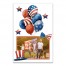 Patriotic Balloons Personalized 12 x 18 Canvas Wall Art