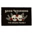 Good Mourning Personalized 30 x 18 Door Mat