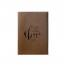 Set Your Mind on Things Above Personalized 6 x 8.5 Brown Leather Journal