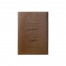 Gratitude Makes Us Joyful Personalized 6 x 8.5 Brown Leather Journal