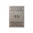 Ikat Diamond Personalized 6 x 8.5 Gray Leather Journal