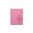 Floral Bouquet Monogram Personalized 4.5 x 5.5 Pink Leather Passport Holder