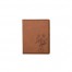 Floral Bouquet Monogram Personalized 4.5 x 5.5 Rawhide Leather Passport Holder
