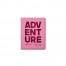 Adventure Personalized 4.5 x 5.5 Pink Leather Passport Holder