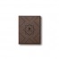 Diamond Geo Monogram Personalized 4.5 x 5.5 Brown Leather Passport Holder