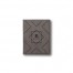 Diamond Geo Monogram Personalized 4.5 x 5.5 Gray Leather Passport Holder