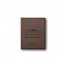 Collect Stories to Tell Personalized 4.5 x 5.5 Brown Leather Passport Holder