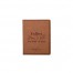 Collect Stories to Tell Personalized 4.5 x 5.5 Rawhide Leather Passport Holder