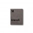 Travel Definition Personalized 4.5 x 5.5 Gray Leather Passport Holder