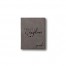Travel Explore Live Personalized 4.5 x 5.5 Gray Leather Passport Holder