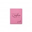 Travel Explore Live Personalized 4.5 x 5.5 Pink Leather Passport Holder
