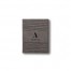 Abstract Stripe Monogram Personalized 4.5 x 5.5 Gray Leather Passport Holder