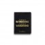 Wondering Wandering Personalized 4.5 x 5.5 Black Leather Passport Holder