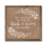 Thanks and Giving Personalized 13.5 x 13.5 Framed Wood Plaque