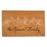 Simple Leaf Sketch Personalized 30 x 18 Door Mat