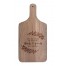 Thanks and Giving Personalized 8 x 17 Walnut Paddle Cutting Board