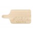 Simple Leaf Sketch Personalized 17 x 8 Maple Paddle Cutting Board