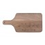 Simple Leaf Sketch Personalized 17 x 8 Walnut Paddle Cutting Board