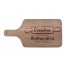 Christmas Calories Don't Count Personalized 17 x 8 Walnut Paddle Cutting Board