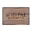 North Pole Baking Co Personalized 17 x 11 Walnut Cutting Board