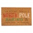 North Pole Baking Co Personalized 30 x 18 Door Mat