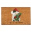 Santa Gnome Personalized 30 x 18 Door Mat