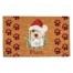 Doggie's Letter to Santa Personalized 30 x 18 Door Mat