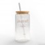 Collect Stories to Tell Personalized 3 x 5.8 Glass Can Cup