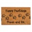 Happy Pawlidays Personalized 30 x 18 Door Mat