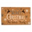 Merry Christmas Deer Personalized 30 x 18 Door Mat