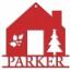 Holiday House Personalized 4 x 4 Red Metal Ornament