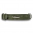Naïve Bold Font Personalized 1.9 x 26.5 Green Leather Collar