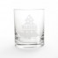 Family Christmas Tree Personalized 3 x 3.5 Whiskey Glass