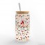Love You So Mush Personalized 3 x 5.8 Glass Can Cup